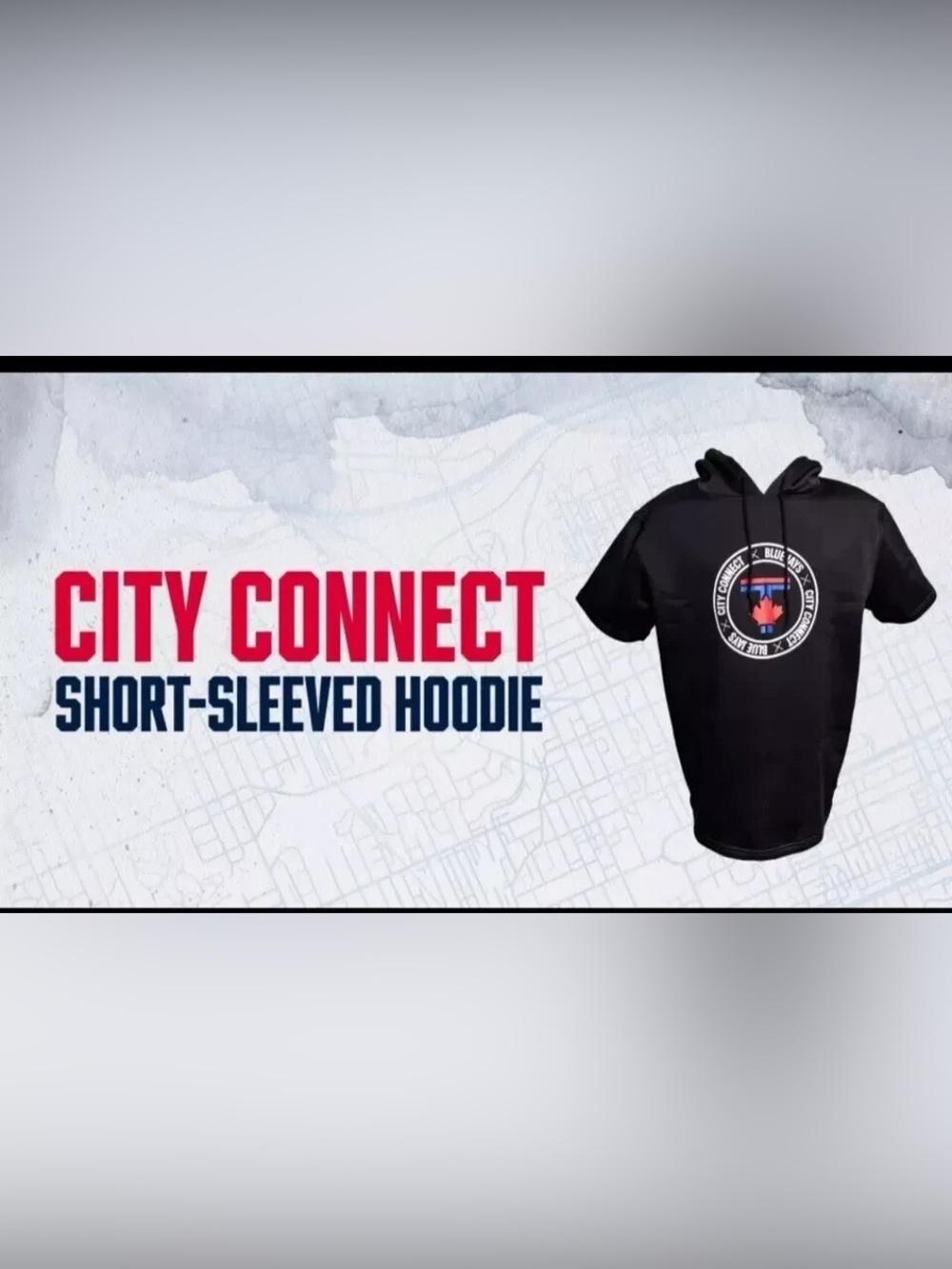 Toronto Blue Jays City Connect Short-Sleeved Hoodie